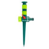 Zraszacz ogrodowy, regulowany zakres kąta podlewania 0° - 360°, powierzchnia podlewania max 78 m2