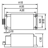 BHL 1000 L78-A2 230/240V 50Hz HP-207 Statecznik
