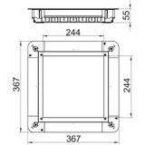 UGD55 250-3 9R, Puszka podpodłogowa SYSTEM 55