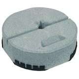 Podstawa betonowa z klinem i podkładką PVC, B55, 17 kg, fi 337 mm, do iglic fi 16 mm