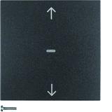 BERKER B.Kwadrat/S.1/B.3/B.7 KNX RF quicklink przycisk żaluzjowy antracyt mat 85245285 HAGER