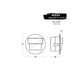 Oprawa Rueda LED Light | 230 V AC | 1,8 W | IP 20 |LED | 4000 K |Wykończenie: szlif |