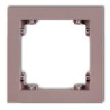 DECO Ramka uniwersalna pojedyncza z tworzywa DECO Pastel Matt lawendowa