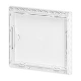 Drzwiczki rewizyjne białe 15x15 cm plastikowe białe ABS VIRONE ID-15/15 ORNO