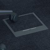 tehalit.VE-EE Pokrywa uchylna VQ12 244x244 wykładzina 5mm stal szary PA VQ12057011 HAGER