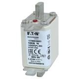 100A 1000V aR DIN 00 TYPE T FUSE Wkładka szybka 100A AC 1000V DIN 00 aR DIN IEC nieizolowan 170M2681