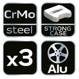 Nasadki do felg aluminiowych - zestaw 3 szt. (17 mm, 19 mm, 21 mm), Cr-Mo