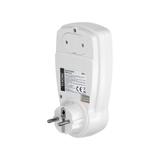 Jednotaryfowy watomierz kalkulator energii z wyświetlaczem LCD jedna taryfa wbudowany akumulator EM-