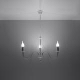 Sollux Żyrandol MINERWA 3 biały SL.0213