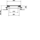 tehalit.BK Kanał współpoziomy wanna stalowa BKWD 300x(60-100)mm stal BKWD300060 HAGER