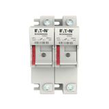 2 Pole 14x51 MFH Neon Indicator Podstawa wkładki cylindrycznej 14x51 2P 50A 690VAC wskaźnik CH142DIU