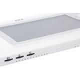 wideodomofon: monitor 7" kolorowy, sterowanie napędem bramy, biały + zasilacz 14,5V 19W