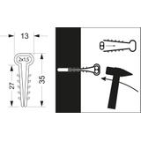 Uchwyt USMP-1 (100szt) biały 16.111 OPATÓWEK
