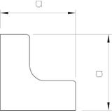 NAROŻE WEWN.WDK 10X30MM