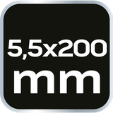 Wkrętak płaski 5,5x200mm S2 NEO GTX 04-014 GTX Poland