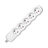 Rozgałęźnik wielogniazdowy 5x2P+Z biały OR-AE-13266/W ORNO