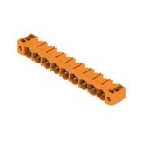 SL 7.62HP/09/90F 3.2 SN OR BX Wtyki PCB (złącza płyty), 7.62 mm, Liczba biegunów: 9, kąt odejścia: 90° /24szt./ 1124370000 WEIDMÜLLER