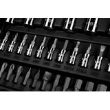 Klucze nasadowe 1/4", 1/2", zestaw 110 szt., CrV