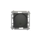 Simon 54 Ściemniacz naciskowy i zdalnie sterowany 20–500 W czarny DS13T.01/49 KONTAKT