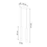 Sollux Lampa wisząca WEZYR 2 biała SL.0958