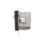 Simon 55 Oprawa oświetleniowa LED 14V z czujnikiem ruchu (0,62 W) Barwa neutralna 4200K Czarny mat