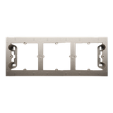 Simon 54 Premium Puszka natynkowa 3-krotna do ramek PREMIUM. Głębokość 35mm złoty mat
