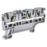 ESH-EFC.4/1+2 Złączka sprężynowa 4 mm2 PUSH-IN (szara)