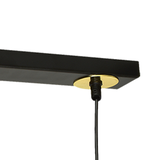 lampa wisząca Monza 3xG9 czarno/złota MLP6334 Milagro