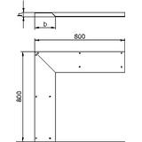 AIKF/IEA15040, NAROŻE WEWN.-ŚLEPA POKRYWA