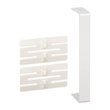 Optiline 45 - łącznik z osłoną połączenia - 185 x 55 mm - PC/ABS - biel polarna