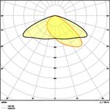 Naświetlacz FLOOD LED PERFORMANCE 50W 3000K ASYM 45x140 black