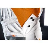 Spodnie robocze na szelkach, białe, HD, rozmiar LD/54