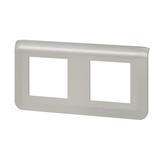 Mosaic - Ramka 2x2 Modułowa Pozioma - Aluminium 079304L LEGRAND