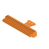 BCZ 3.81/18/180ZE SN OR BX Wtyk PCB (złącze wiązki), 3.81 mm, Liczba biegunów: 18, Przyłącze z jarzmem /50szt./ 1236430000 WEIDMÜLLER