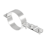 NI UCHWYT DO RURY SPUSTOWEJ FI 90 skręcany 64.09/S NI