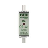 NH FUSE 20AMP 500V aM SIZE 000 Wkładka NH000 20A 500V AM podwójny wskaźnik 20NHM000B EATON