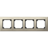 Merten M-Elegance metal ramka czterokrotna tytanowy MTN403405 Schneider