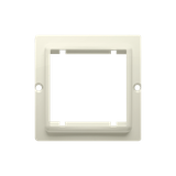 Simon Basic Adapter (przejściówka) na osprzęt standardu 45x45 mm. Montaż do puszki na wkręty beż