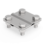NI ZŁĄCZE KRZYŻOWE 4-OTWOROWE