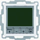 BERKER B.3/B.7 Regulator temperatury ze sterowaniem czasowym z stykiem zwiernym i elementem centraln