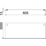DRL/600, POKRYWA Z RYGLAMI 600MM VA-430
