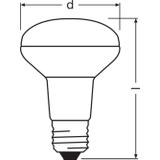Lampa LED Superior R80 ściemnialna 4,8W 927 E27 LEDVANCE