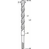 WIERTŁO PLUS-3 #7X50X110MM 1PC
