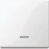 Merten, System M, klawisz pojedynczy z okienkiem sygnalizacyjnym, biały polarny
