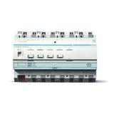 KNX e/s Ściemniacz uniwersalny 4-kan 4x300 W, f. sumowania obc. KNX secure TYAS664AN HAGER