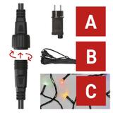 Oświetlenie łączone Standard - zestaw zasilacz + 100LED 10m multikolor, IP44, timer D1AM01 EMOS
