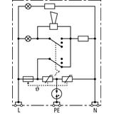 Ogranicznik przepięć DEHNsafe, szary (do kompletu potrzebne akcesoria: 924 328 i 924 329, kolor stud