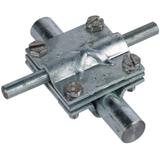 Zacisk krzyżowy z przekładką, St/tZn