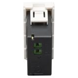 MOSAIC - GNIAZDO ZASILAJĄCE1 X USB 5 V 750 MA - BIAŁY, Legrand