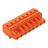 MCS-MIDI Classic gniazdo 8-bieg. pomarańczowy raster 7,62 mm /25szt./ WAGO